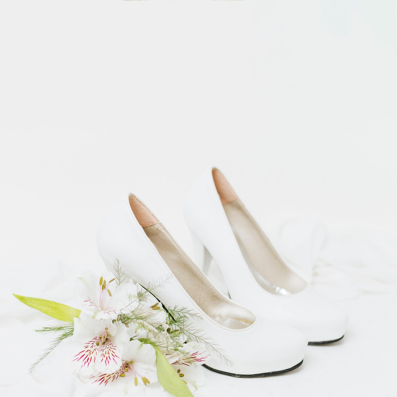 High heels wedding pair